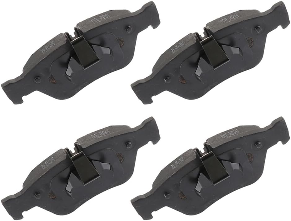 LSAILON [D710] Front Semi-Metallic Disc Brake Pads Set For Mercedes-Benz C230 1999-2000,For Mercedes-Benz C280 1996-2000,For Mercedes-Benz E300 1996-1997,For Mercedes-Benz SLK230 1998-2004 [4PCS]