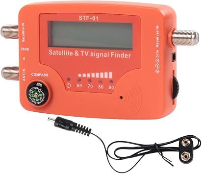 Bonarca Satellite Antenna, Terrestrial Digital Level Checker, Terrestrial Digital BS CS Adjuster, Measuring Instrument, Strength Meter, Receiver Included, Compass, Antenna Level Check, TV, Tuner