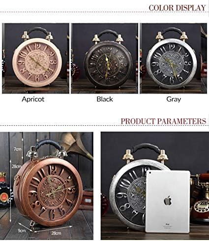 Miniatura 7 de Bolso de mano estilo Steampunk estilo de las señoras del bolso de embrague de las señoras de trabajo real Gris 9725-1