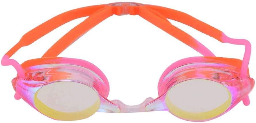 Kids Swim Goggles, No Leak, Anti-Fog, Easy to Adjust and Comfortable with UV Protection