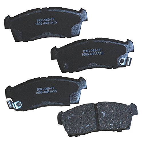 Image of Bendix Premium SBC1658 Ceramic Front Brake Pads for Mitsubishi i-MiEV 2012, i-MiEV 2014, i-MiEV 2016, Suzuki Ignis 2020-2018