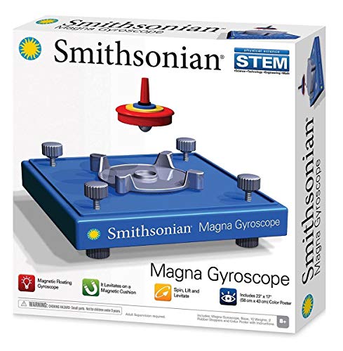 Smithsonian Science Activities Magna Gyroscope Blue 6"X6" #TOP2