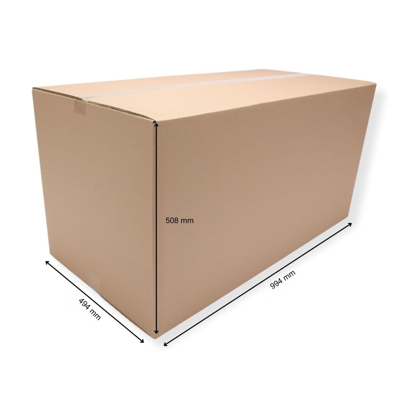 30 St. Faltkarton 1000x500x500 2-wellig braun 2.40 BC-Welle Versandverpackung 100x50x50 Umzugs Bücherkartons