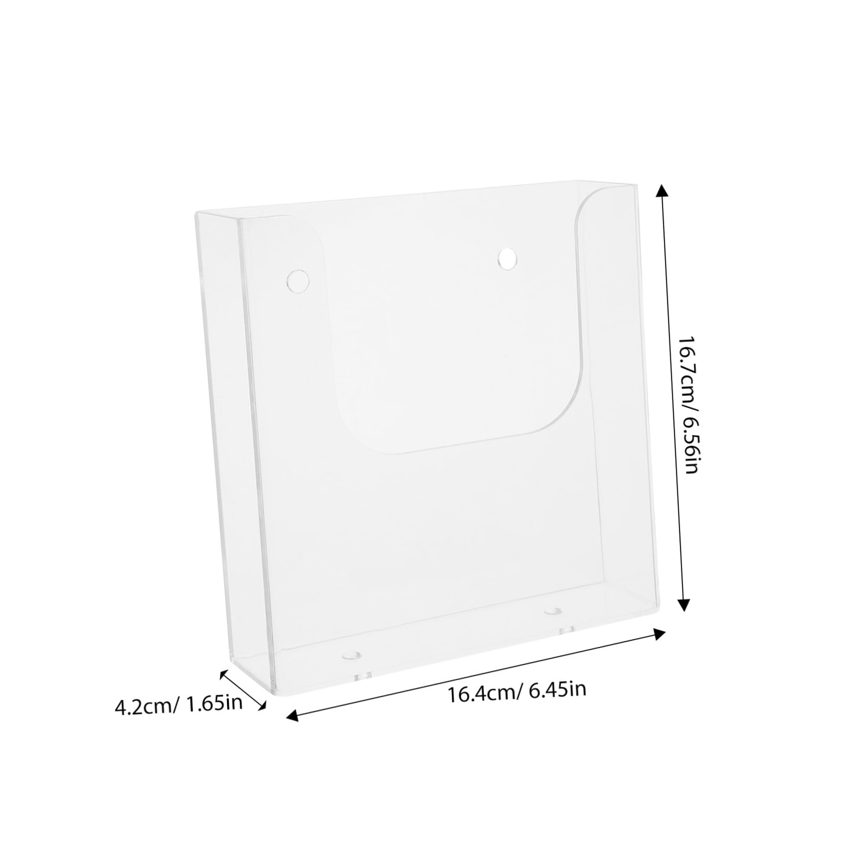 ABOOFAN Porte-Documents Mural en Plastique Classification Claire et Forme à Trous, Organisateur de Documents Moderne pour Bureau, Rangement des Papiers