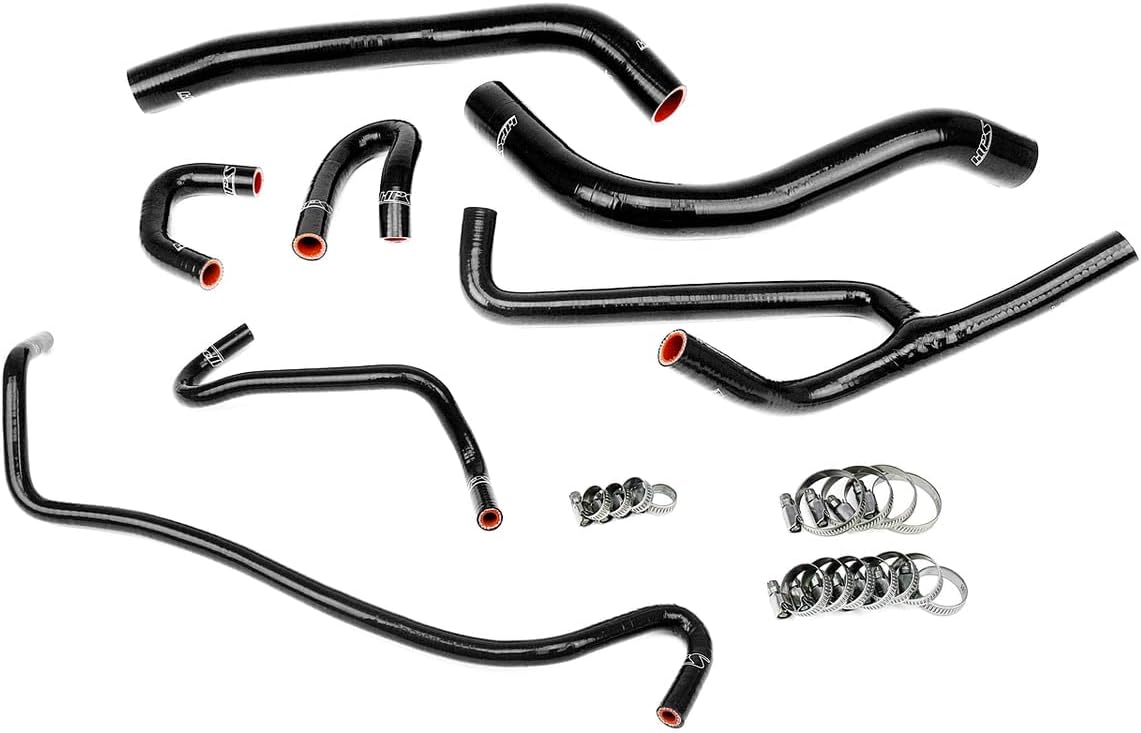 HPS 57-1506-RED Silicone Radiator and Heater Hose Kit Coolant