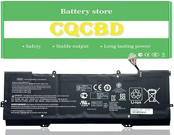 CQCBD YB06XL Laptop Battery for HP Spectre x360 Convertible 15-CH 15-CH0XX 15-CH002TX 15-CH011DX 15-CH010TX 15-CH034NG Series Notebook 926372-855 HSTNN-DB8H TPN-Q200 YB06084XL 928427-271