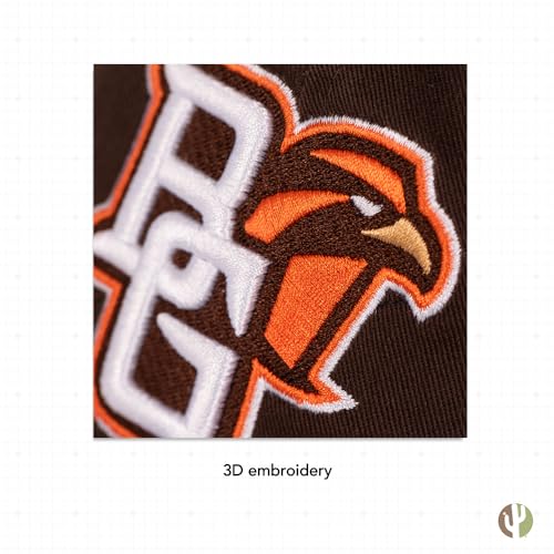 Bowling-Green-State-University-Baseball-Hat-Falcons-BGSU-Brimmed-Embroirderd-Hats-Cap-Adjustable-Cloth-Strap-Adult-Style-A