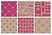 Note Card Cafe Bella Kraft Valentine's Day and Birthday Wrapping Paper | Pink, 6 Pack | 30 x 120 inch Rolls | Valentines, Baby Showers, Gifts, Holidays, Birthday | Recyclable, Biodegradable