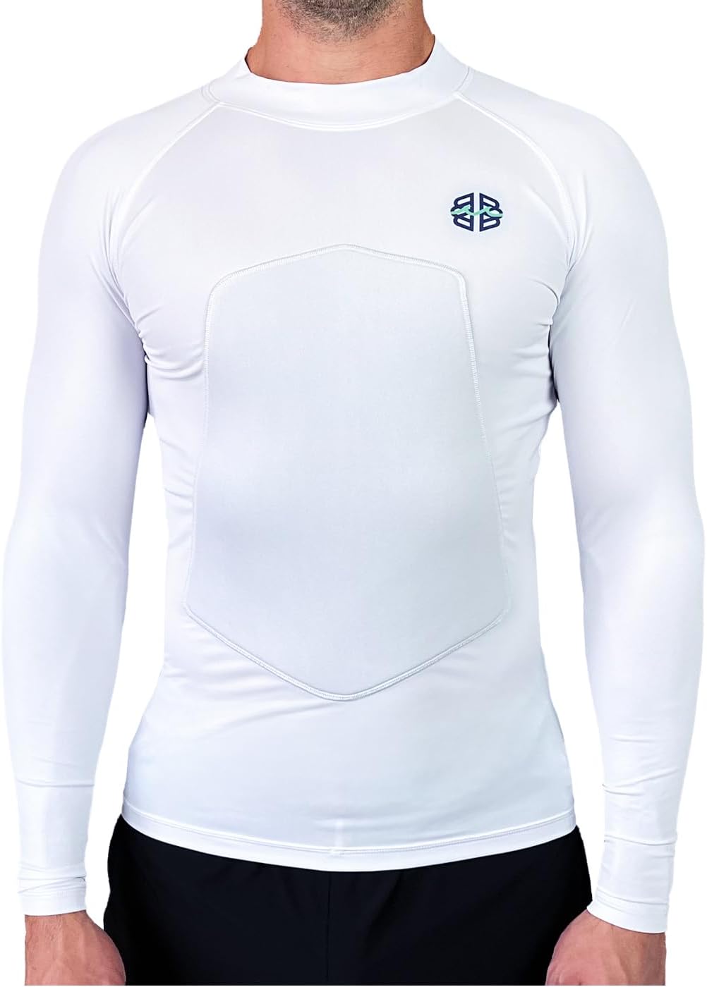 RIBBY SPF 50+ 5mm Padded Rash Guard for Surfing, Boogie, Scuba - Image 4