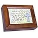 Cottage Garden Baptismal Prayer for a Sweet Boy Wood Finish Jewelry Music Box - Plays Tune You are My Sunshine