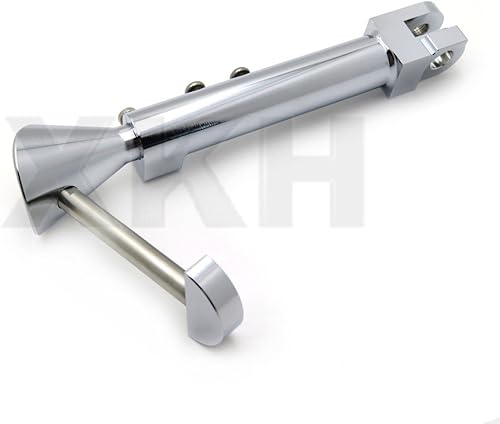 Miniatura 4 de XKH - Soporte lateral ajustable CNC cromado compatible con Star Vmax V-Max 2009-2014 [B07512M882]