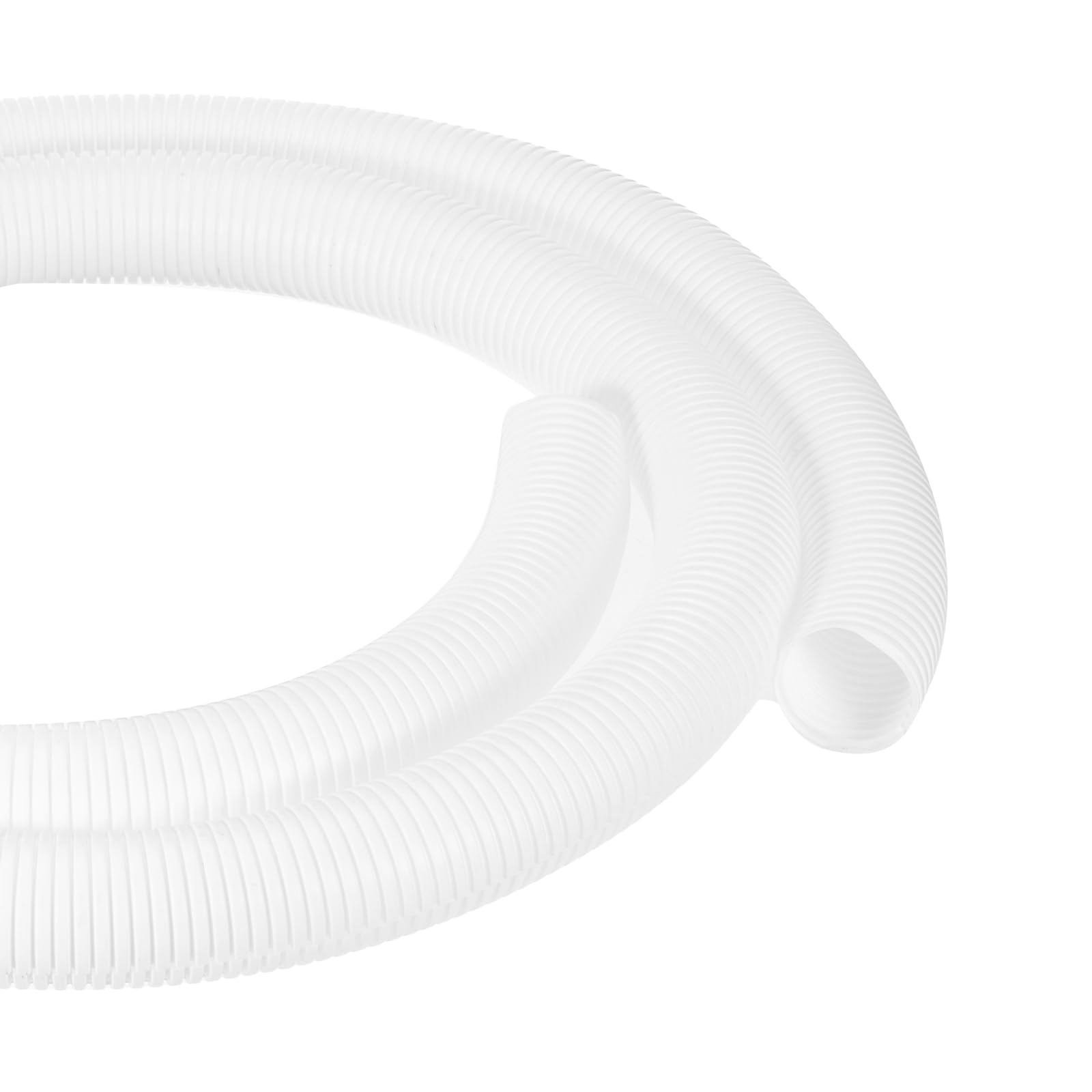 DMiotech 3meter Wire Loom Split Tubing 50.8mm, Cord Protectors from Pet Flexible Conduit Cable Management for Office, Home, Garden, White