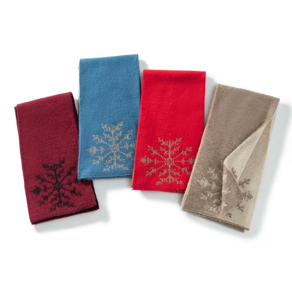 Écharpe en Cachemire Écharpes Chaudes d'hiver Style Mode tricoté Motif Floral écharpe épaisse Foulard pour Femmes