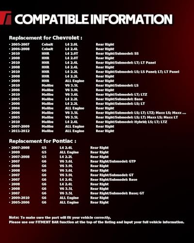 Image of Torchbeam Rear Brake Caliper Right for Chevrolet 2004 2007-2009 2011-2012 Malibu, Pontiac 2005-2006 2009-2010 G6, Chevrolet 2010 Malibu 2.4L, Rear Right Caliper Replace # 18B4892