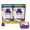 ZzzQuil Sueño Gummies de Melatonina para Dormir, con Valeriana, Camomila, Vitamina B6 y Lavanda, Dormir Rápidamente, Sabor Frutos del Bosque, Fórmula Vegana, 2x72 Gummies y Cajita de Viaje