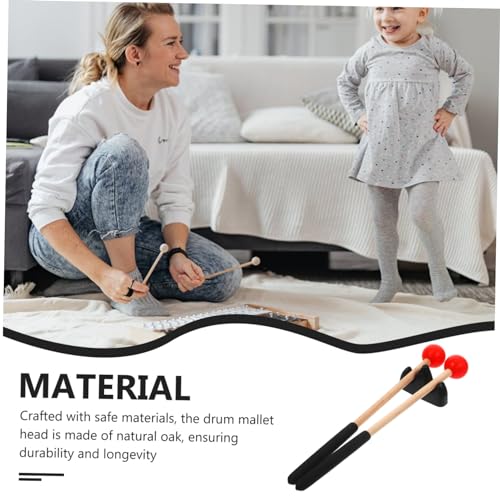 Set Levemolo de Baquetas para Estudiantes con Soporte, Agarre Cómodo y Diseño Duradero para Tambores de Lengüeta, Marimba y Xilófono miniatura 7