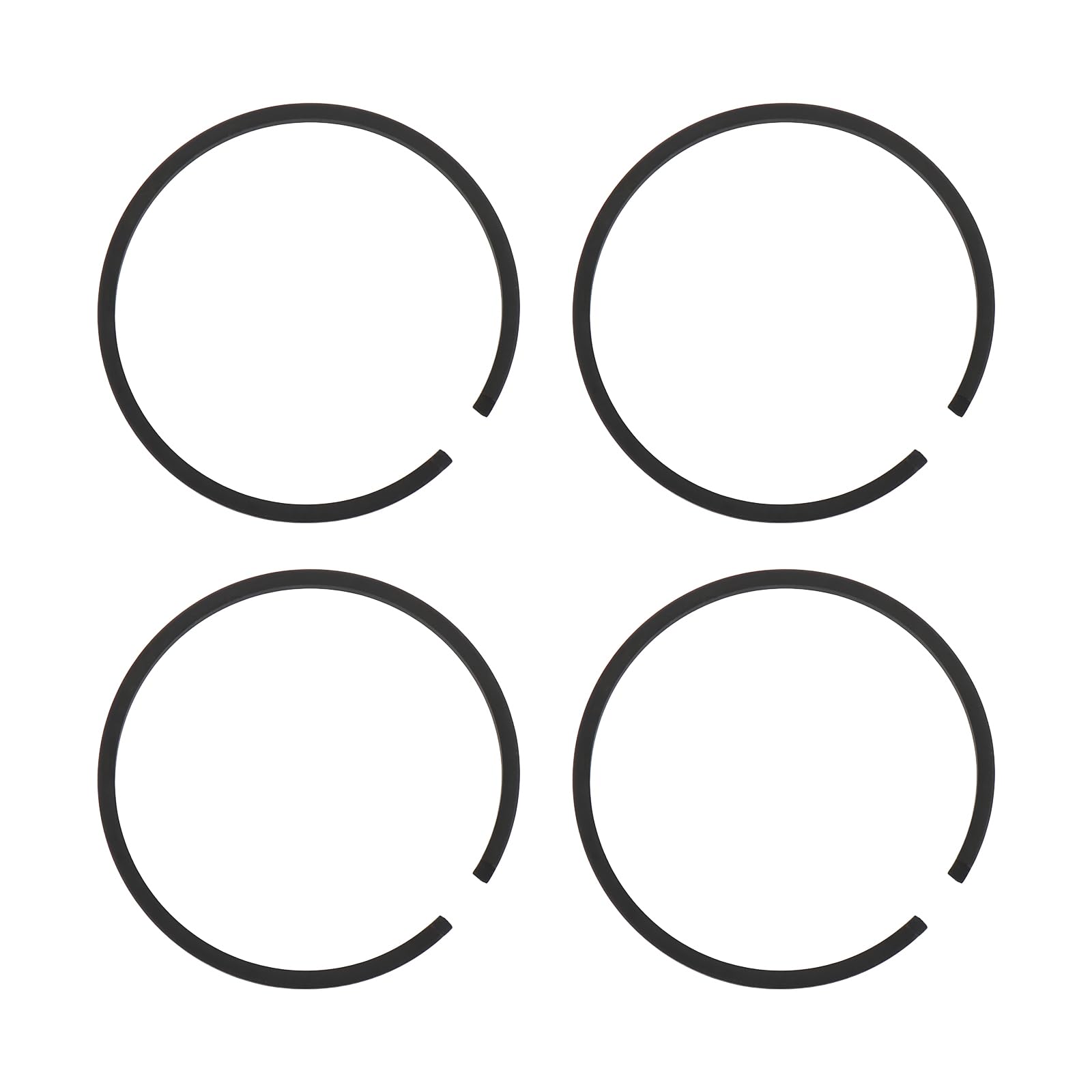 Create idea 4 Pcs Segments de Piston pour Tondeuse à Gazon 41370343000 34 X 1,5 Mm. Convient à Diverses Tondeuses à Gazon. Compatible avec STIHL.