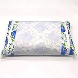 日本製 創業昭和4年よしだのまくら そば殻枕 そば枕 日本製 柄おまかせ 老舗枕職人の手作り 工場直販 昔ながらの枕 通気性 安心･安全 薬品を使用しない 頸椎安定 硬め･固め 肩こり･首こり改善 天然素材 自然素材 涼しい 蕎麦枕 (ブルー系, 30×45cm)