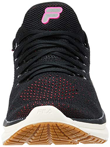 Tênis Racer Knit 2.0, Fila, Feminino, Preto/Rosa, 39