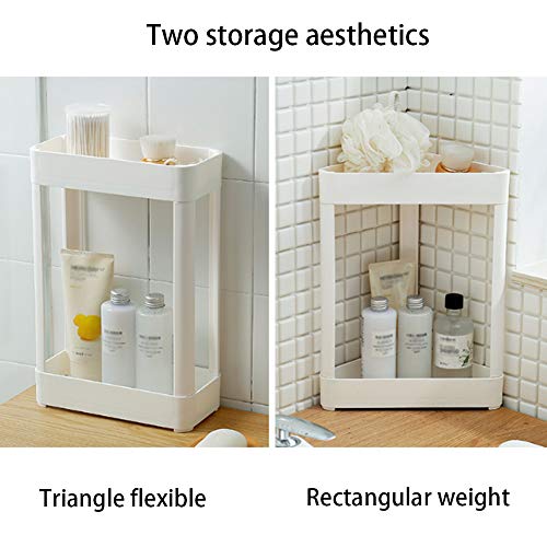 Étagère salle de bain à 2 niveaux stable et résistante à l'eau - 5