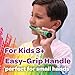 GUM Crayola Drip Art Kids Power Toothbrush, Extra Soft, 1 Count (Pack of 2) with Travel Cap
