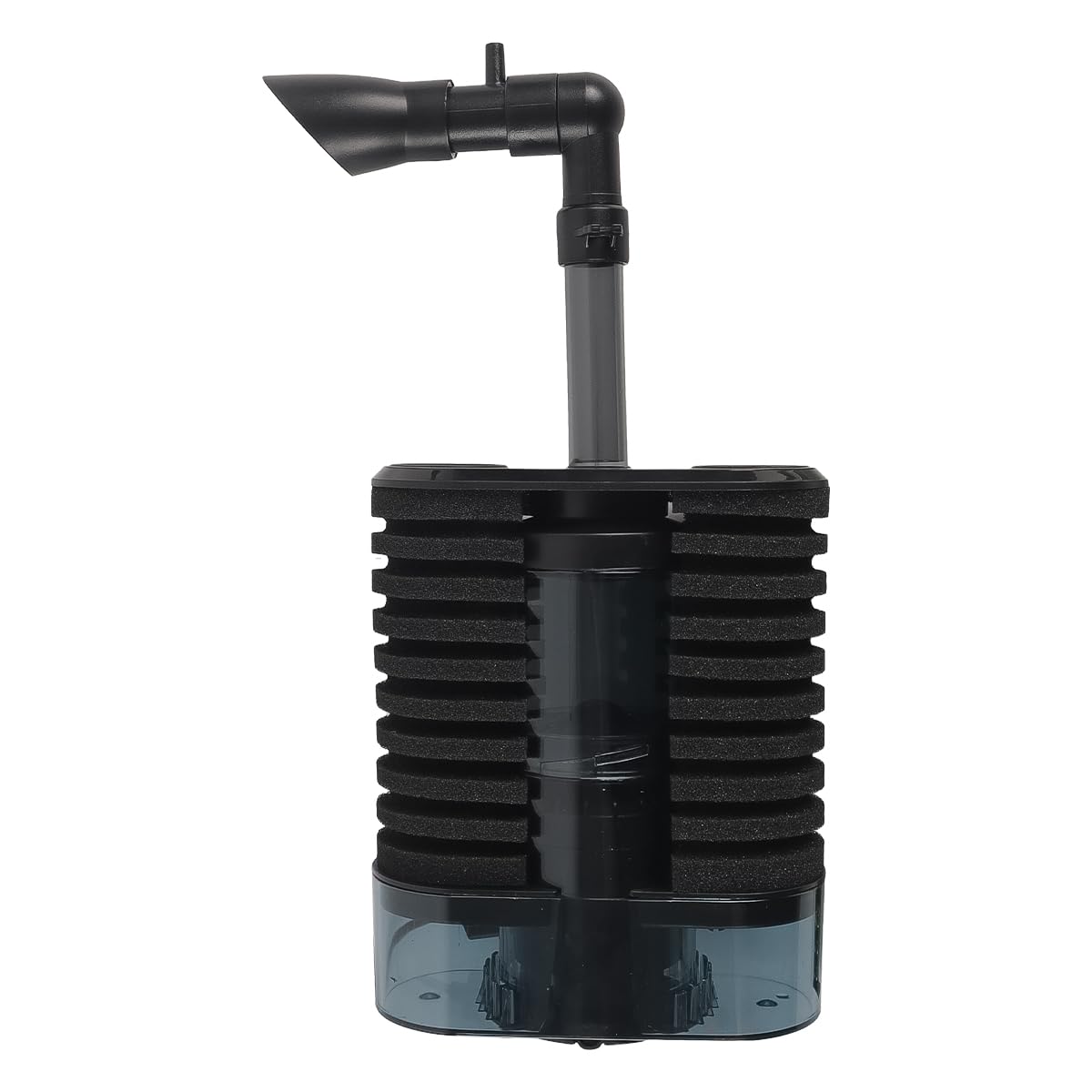 Voyoo Aquarium Filter, 1 W Quiet Aquarium Inner Filter, USB Adjustable Sponge Filters with 200 L/H Water Pump