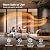 EAST OAK Patio Heater for Commercial Use, 3000W Wall Mounted Electric Infrared Heater, Outdoor Heaters for Patio, Outdoor Heater with IP65 Waterproof & Dustproof Remote Control Black 240V