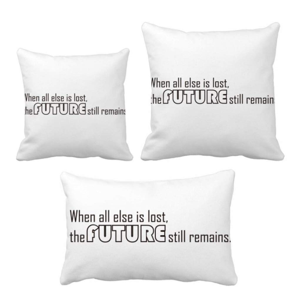 Parure de coussin textile de qualite avec impression de citation