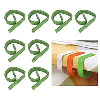 8 Mollette Tovaglia Trasparenti Antiscivolo - Per Tavoli Spessi 3.5-5 Cm, Cucina, Giardino - Foto 2