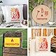 MAYJOYDIY 2 Stil Feuerwehr Schablonen Feuerlöscher Schablone 20 × 20/29.7 × 21cm Flammenleiter Wiederverwendbare Kunststoff Vorlagen Mit Pinsel Für Fenster Holz Wand Heimdekoration