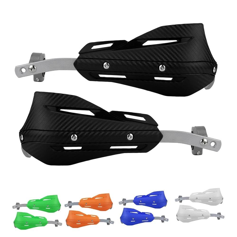 Protectores Manos Moto para Tiger Guardamanos Motocicleta Protector Mano Protector Palanca Embrague Freno Guardamanos Parabrisas(White)