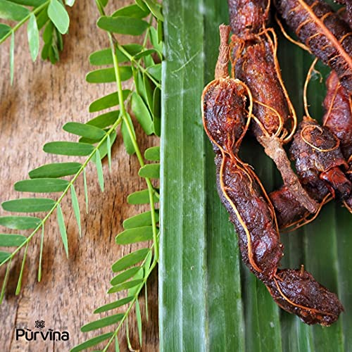 Image of Purvina Pre-Cooked Tamarind Paste - 200 gm (Pack of 2) | No Preservatives| Single Ingredient | Reusable Glass Bottles | Sustainable Packaging