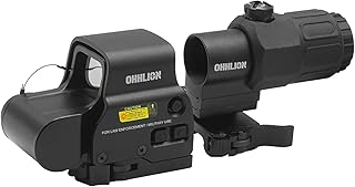 558 Green/Red Dot Holographic Reflex Sight and G33 3X Magnifier Combo with Built-in Flip QD Mount - OHHLION
