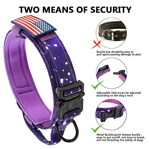 Collier tactique pour chien en nylon robuste pour éduquer sans blesser - 6
