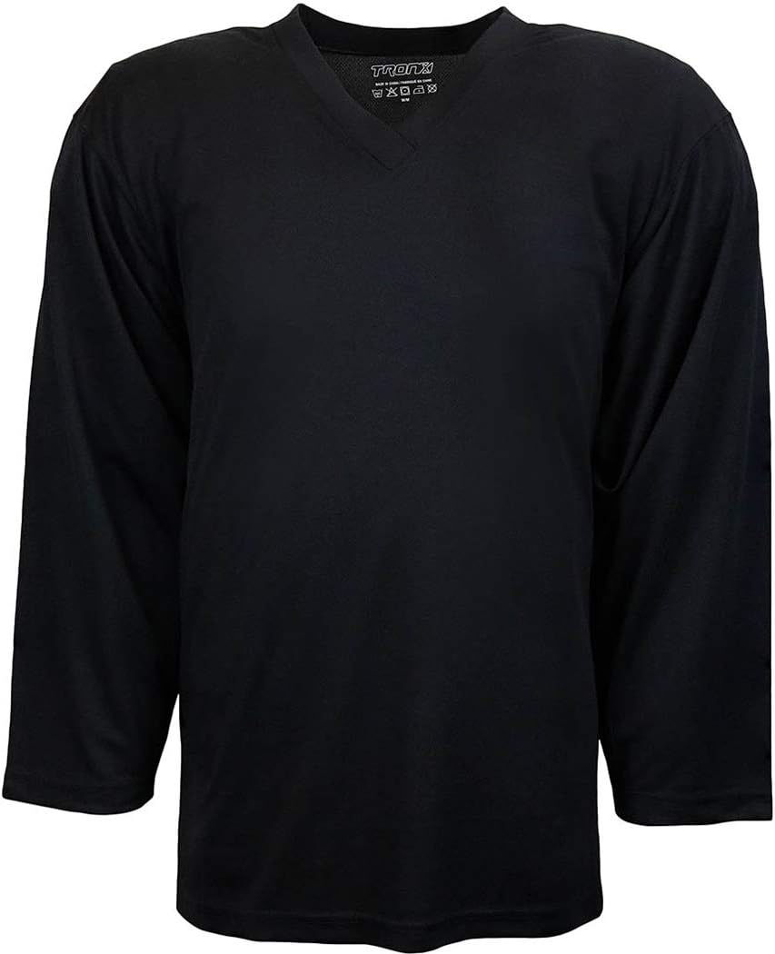 TronX Hockey Practice Jersey (Black) : Clothing