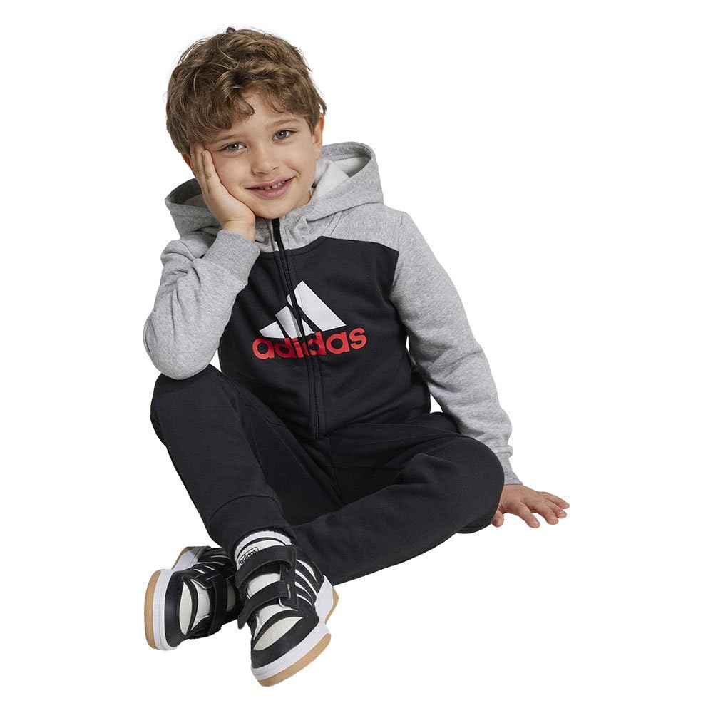 adidas Essentials Big Logo Fleece Tracksuit 5-6 Years