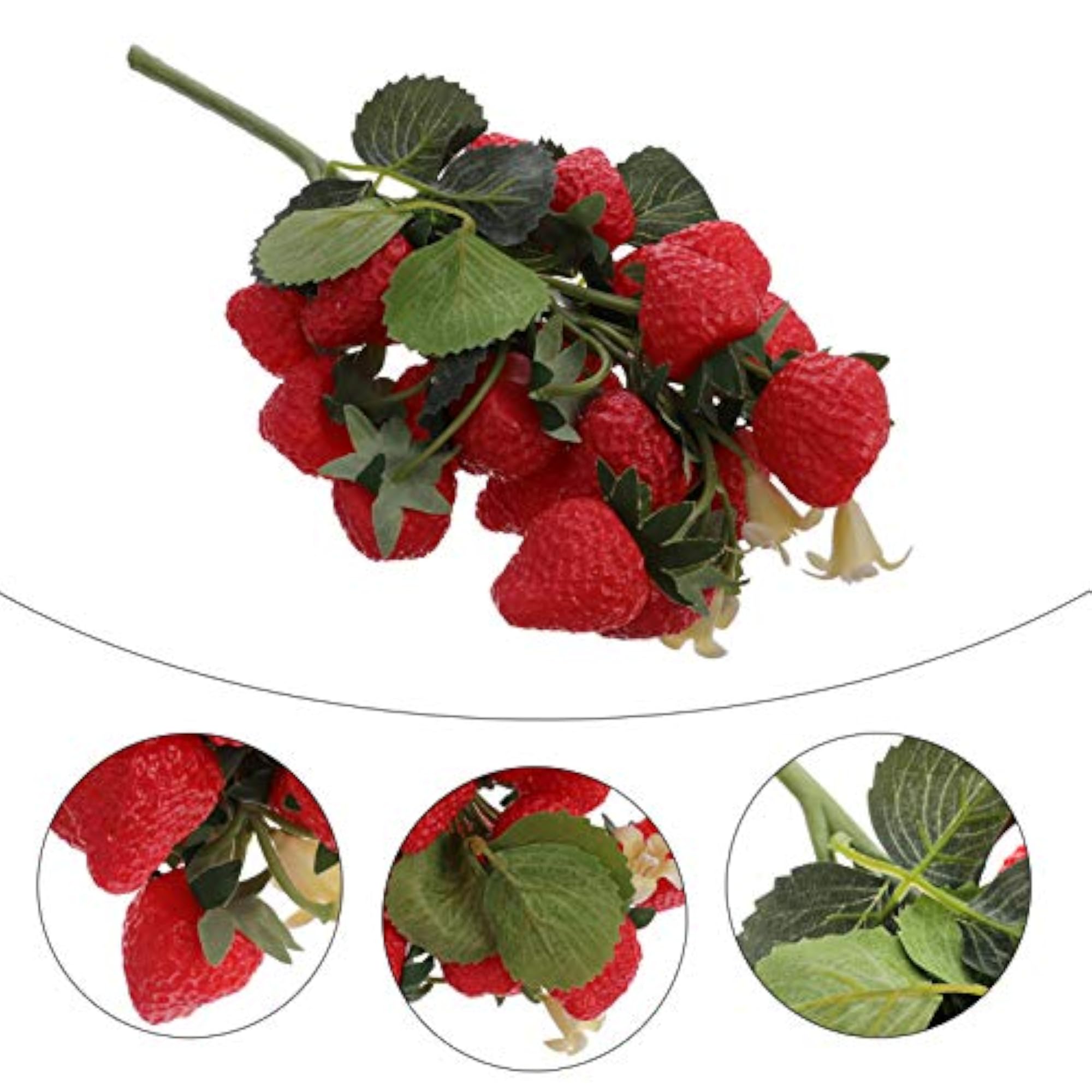 Artificial Strawberries String for Decorative Use
