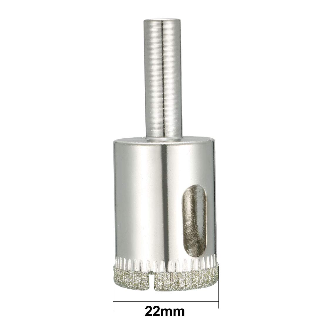 sourcingmap 2PCS 22mm Diamond Coated Hole Saw Drill Bits for Glass Ceramic Tile Marble Rock Porcelain Bottles Pots Brick - Image 3