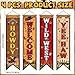 4 Pcs Western Cowboy Party Decorations Wild West Banner Howdy Yes Haw Welcome Hanging Decor Rustic Western Porch Sign Cowboy Rodeo Door Decorations for Bar Birthday Photo Props Vintage Party Supplies