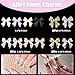 3D Bow Nail Charms and Gems, 60 Pcs Silver Gold Alloy Bowknot Nail Charms, 4 Colors Bows Acrylic Nail Art Charms Bows Nail Gems Charms for Nail Art DIY Decoration Accessories Crafts