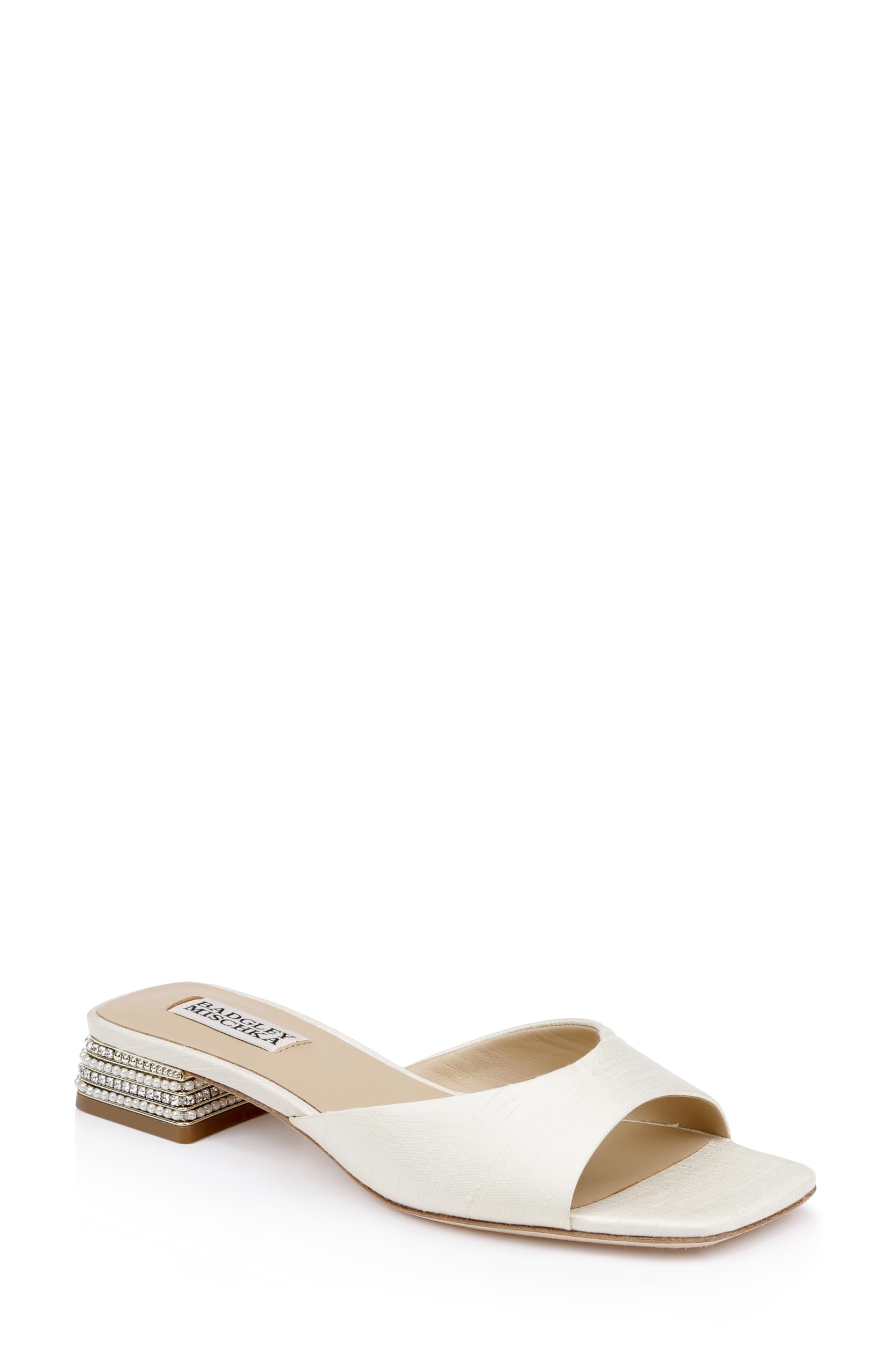 Badgley Mischka 여성용 오아후 슬라이드 샌들