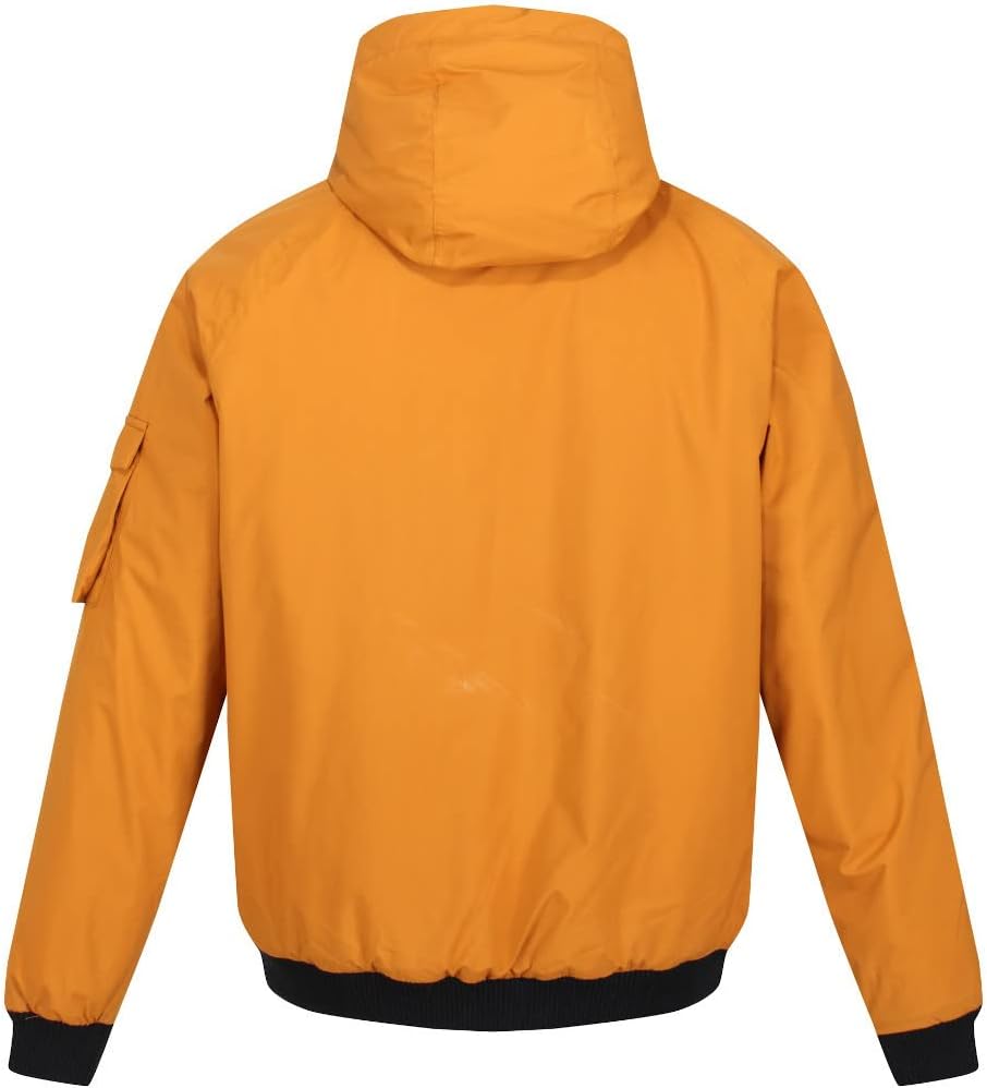 Regatta Mens Faizan Hooded Waterproof Jacket (XL) (Cathay Spice)