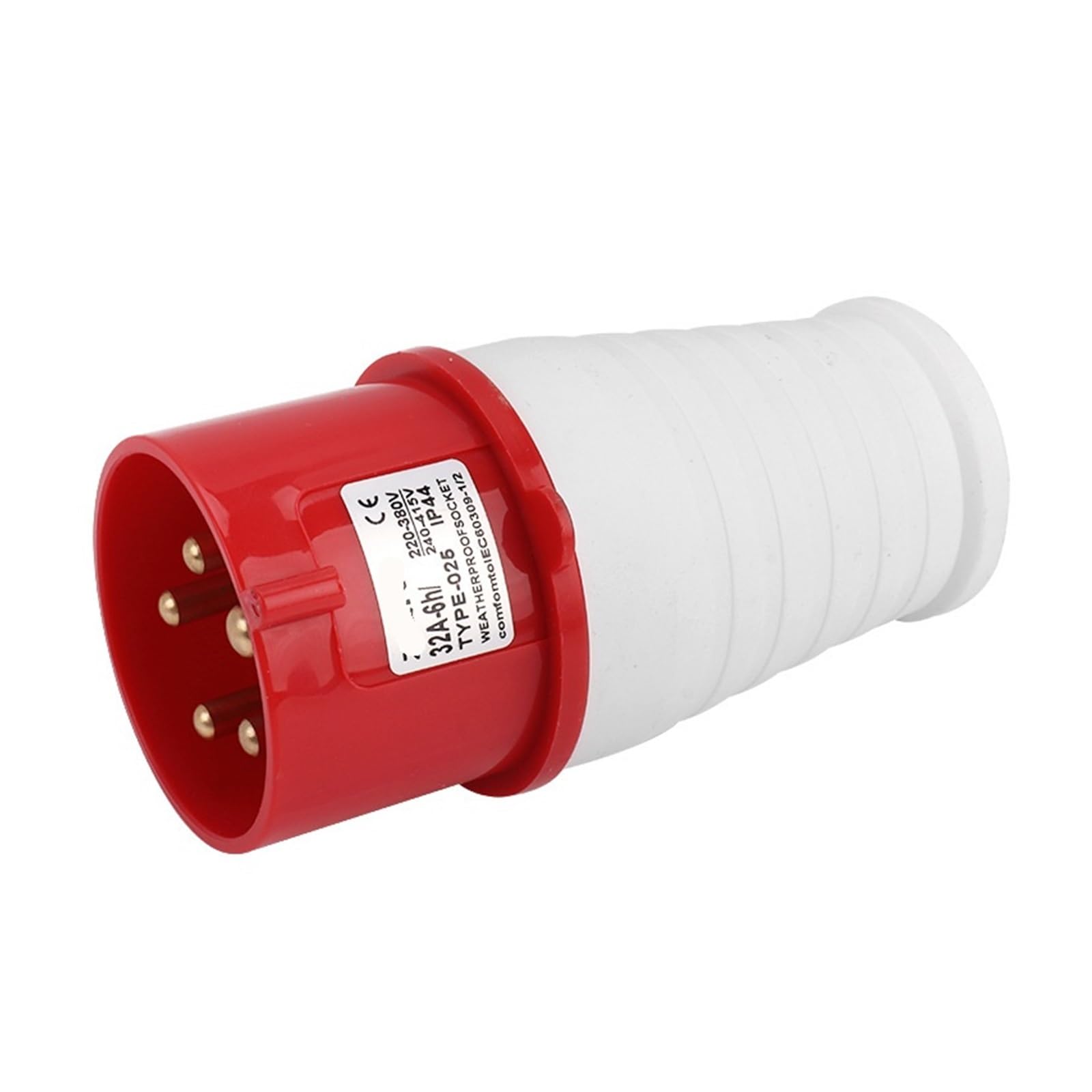 Fiche d'aviation ZQ-025 5 broches 32A : connecteur industriel triphasé haute durabilité