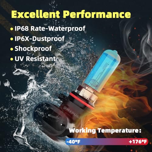 Image of Fog Light Bulbs Compatible With Mitsubishi Eclipse 2006 2007, H11 Fog Lights Halogen Light Bulb, Super Bright 6000K White,pack of 2