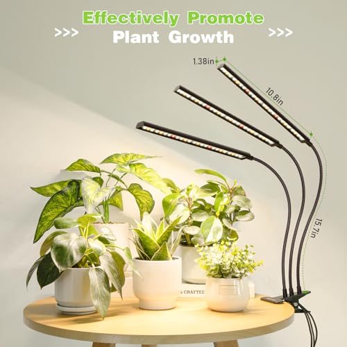Foxgarden 231203 ® Grow Lights Full Spectrum, Tri-Head Plant Lights For Indoor Growing With Flexible Gooseneck thumb #4