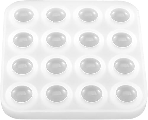 DIY Go Game Molde de silicona para manualidades Moldes de forma para piezas de juego Go Fácil liberación sin pegarse