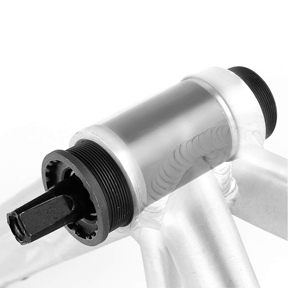 VGEBY1 dolny uchwyt rowerowy, kwadratowy oś otworu rowerowego, otwór w rozmiarze 5 do akcesoriów rowerowych 68 mm