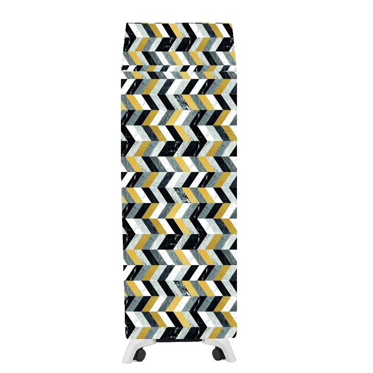 Image of Cooler Cover Compatible for Symphony Diet 3D 55i+ 55-Litres Air Cooler Waterproof, Dustproof, Size (HxWxD) 134.62X41.91X48.26 Cm, Tile Design.