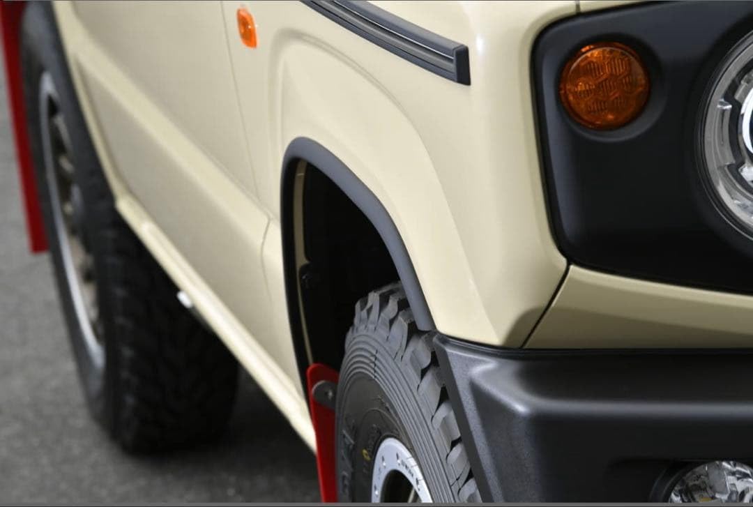 Amazon.co.jp: ジムニーJB64用マットブラックフェンダーモール : 車