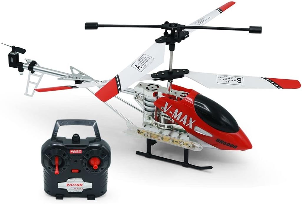 V-MAX BR6008 Remote Control Helicopter, Red